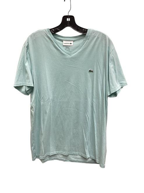 Used Lacoste Mens Short Sleeve Top XL/17-17.5 60136-S000608335 Vist Large View of Product Image Which is Used Lacoste Mens Short Sleeve Top XL/17-17.5