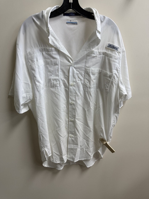 Vist Large View of Product Image Which is Used Columbia Mens Short Sleeve Top M/15-15.5