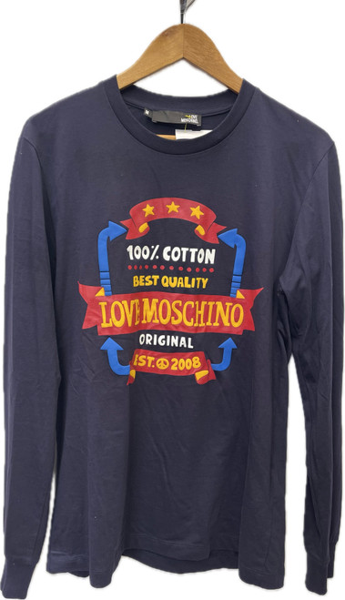 Vist Large View of Product Image Which is Used Moschino Mens Long Sleeve Top M/15-15.5