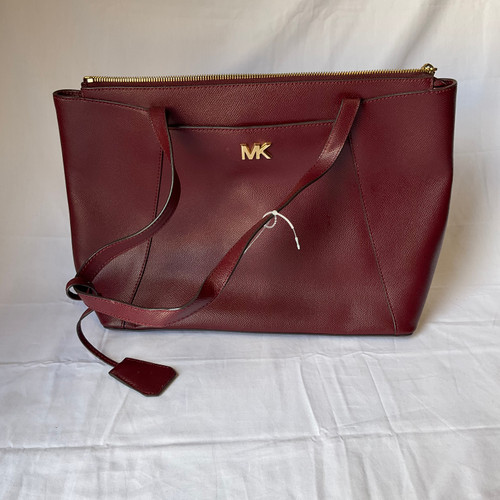 Vist Large View of Product Image Which is Used Michael Michael Kors Large Leather Handbag