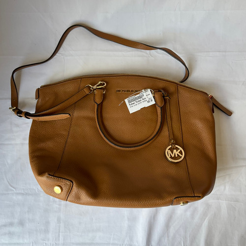 Vist Large View of Product Image Which is Used Michael Michael Kors Large Leather Handbag