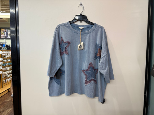Vist Large View of Product Image Which is Used Easel Short Sleeve Top S-4/6