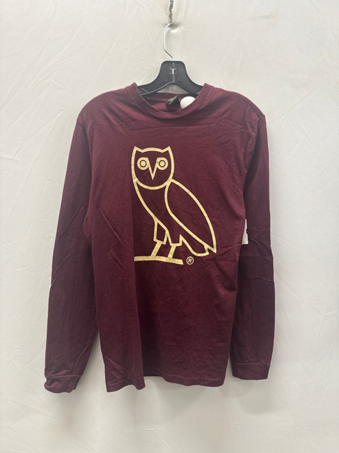 Used OVO Maroon Mens Long Sleeve Top S/14-14.5 60137-S000069811 Vist Large View of Product Image Which is Used OVO Maroon Mens Long Sleeve Top S/14-14.5