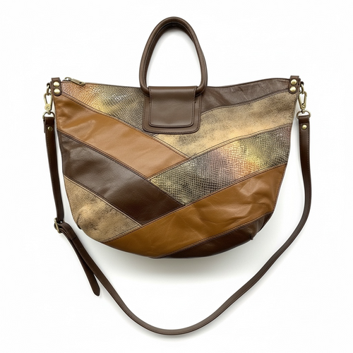 Vist Large View of Product Image Which is Used Hobo Large Leather Handbag