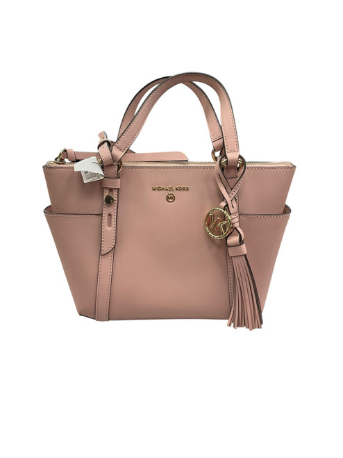 Vist Large View of Product Image Which is Used Michael Michael Kors Large Leather Handbag
