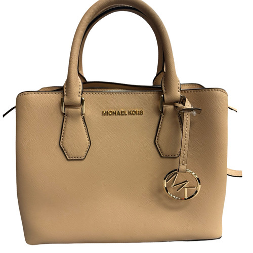 Vist Large View of Product Image Which is Used Michael Michael Kors Large Leather Handbag