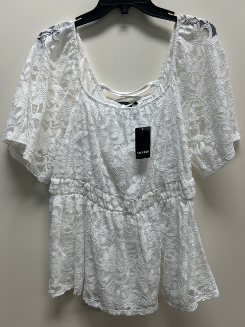 Vist Large View of Product Image Which is Used Torrid Short Sleeve Top 2X-20 cm