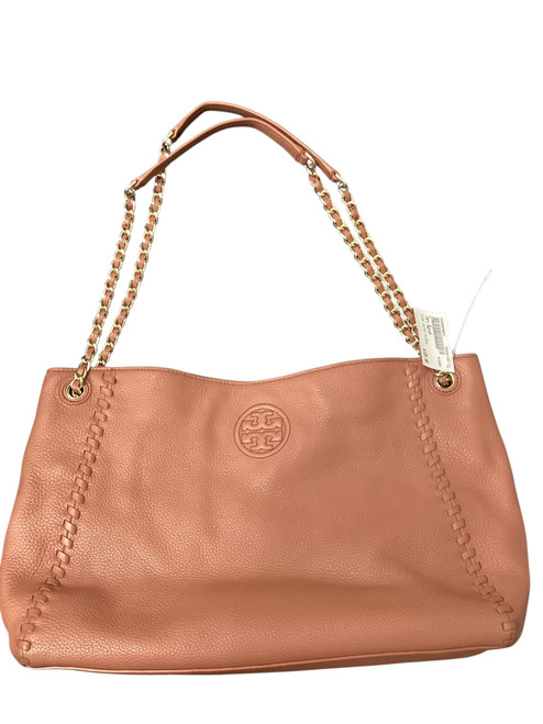 Vist Large View of Product Image Which is Used Tory Burch Large Leather Handbag