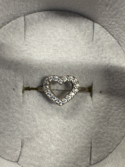 Vist Large View of Product Image Which is Used Heart Pandora Ring