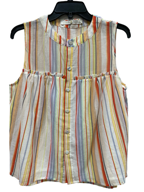Vist Large View of Product Image Which is Used Marie Oliver Sleeveless Top S-4/6