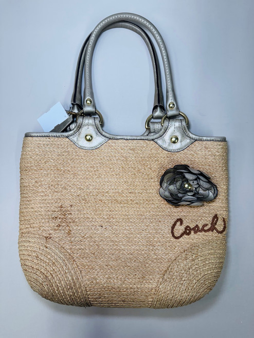 Vist Large View of Product Image Which is Used Coach Large Leather Handbag