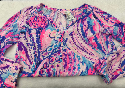 Vist Large View of Product Image Which is Used Lilly Pulitzer Long Sleeve Top S-4/6