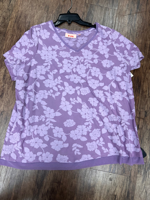 Vist Large View of Product Image Which is Used Evri Short Sleeve Top 2X-20