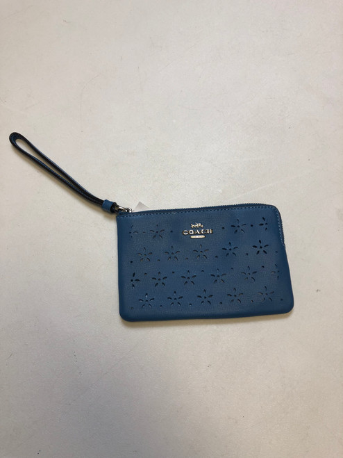 Vist Large View of Product Image Which is Used Coach Leather Wristlet