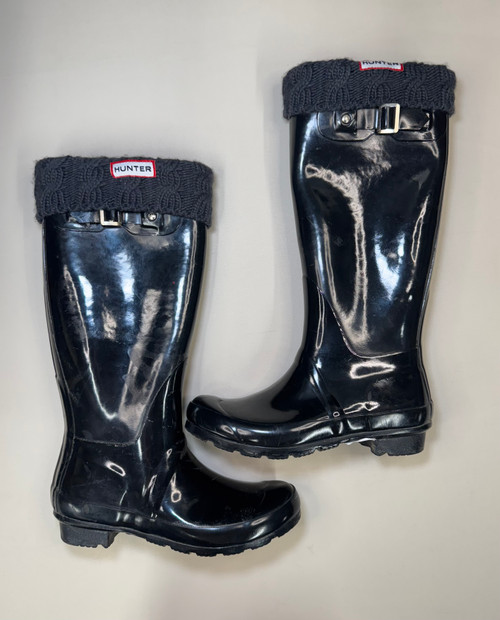 Used Hunter Rain Boots 6 60006-S001117588 Vist Large View of Product Image Which is Used Hunter Rain Boots 6