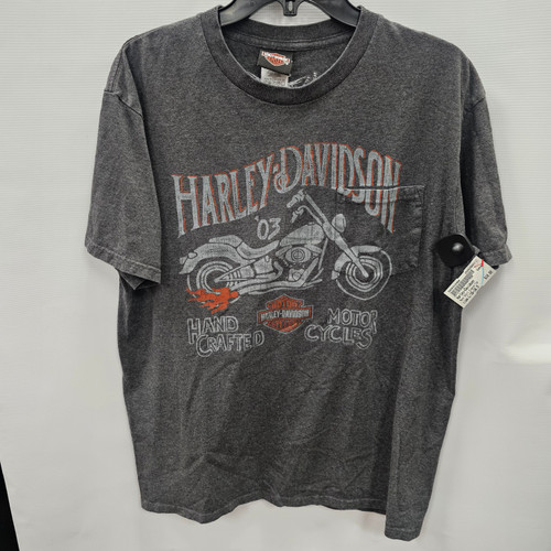 Vist Large View of Product Image Which is Used Harley-Davidson Mens Short Sleeve Top L/16-16.5