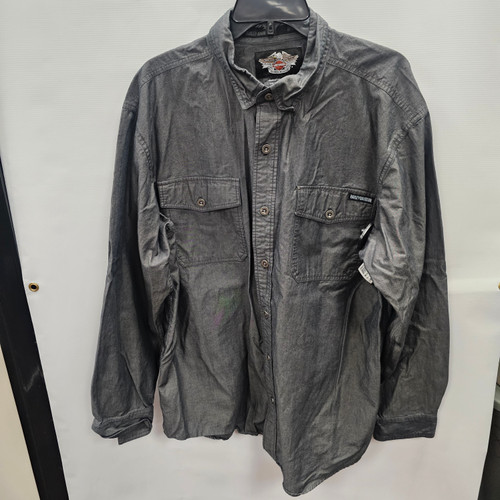 Vist Large View of Product Image Which is Used Harley-Davidson Mens Long Sleeve Top XL/17-17.5