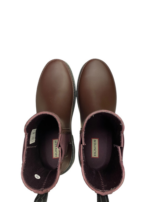 Vist Large View of Product Image Which is Used Hunter Rain Boots 11