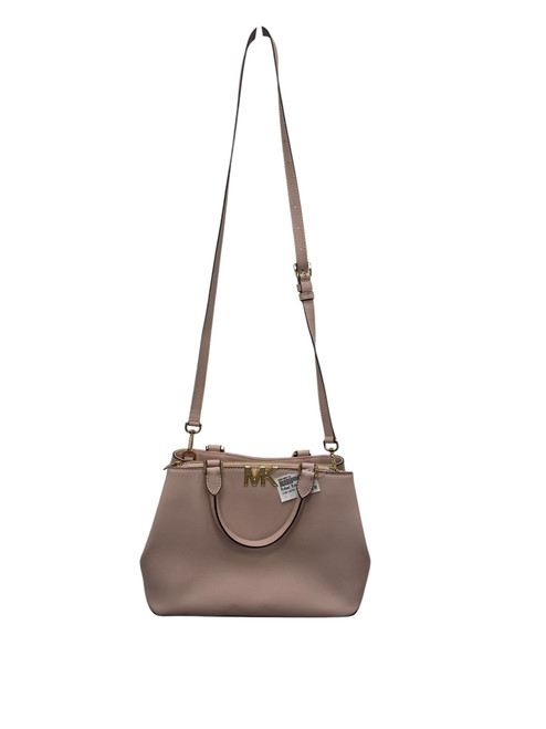 Vist Large View of Product Image Which is Used Michael Michael Kors Large Leather Handbag