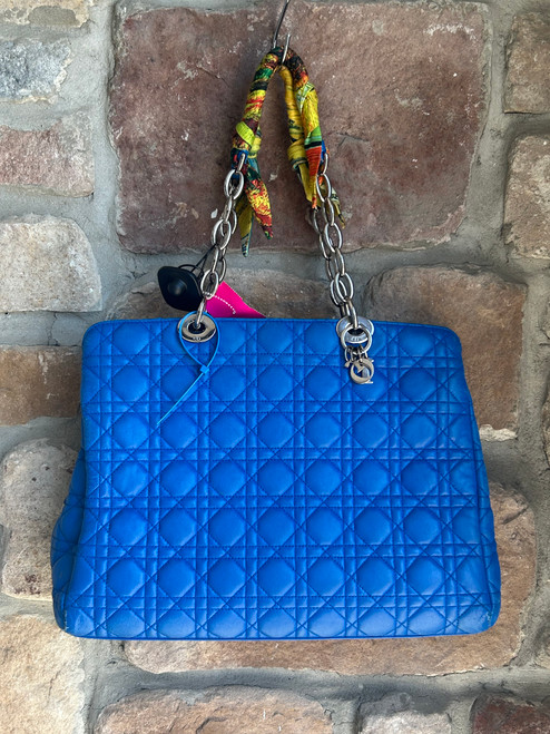 Vist Large View of Product Image Which is Used Christian Dior Leather Handbag