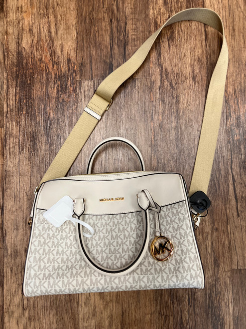 Vist Large View of Product Image Which is Used Michael Michael Kors Large Leather Handbag