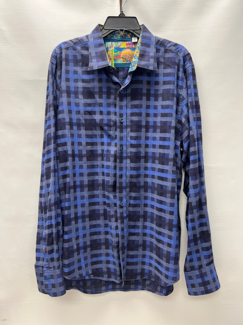 Vist Large View of Product Image Which is Used Robert Graham Mens Long Sleeve Top XL/17-17.5