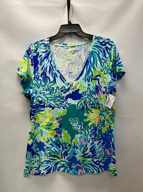 Vist Large View of Product Image Which is Used Lilly Pulitzer Short Sleeve Top XL-16