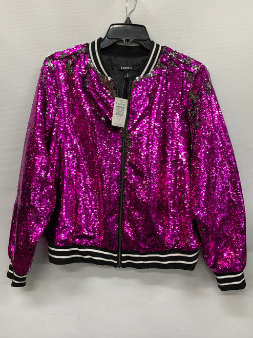 Vist Large View of Product Image Which is Used Torrid Short Light Jacket 1X-18