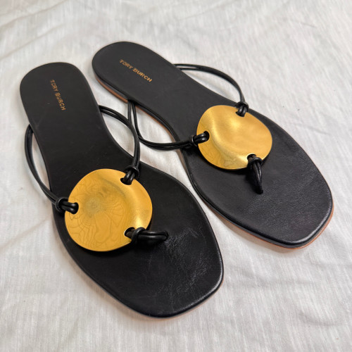 Vist Large View of Product Image Which is Used Tory Burch Flip Flops 9.5