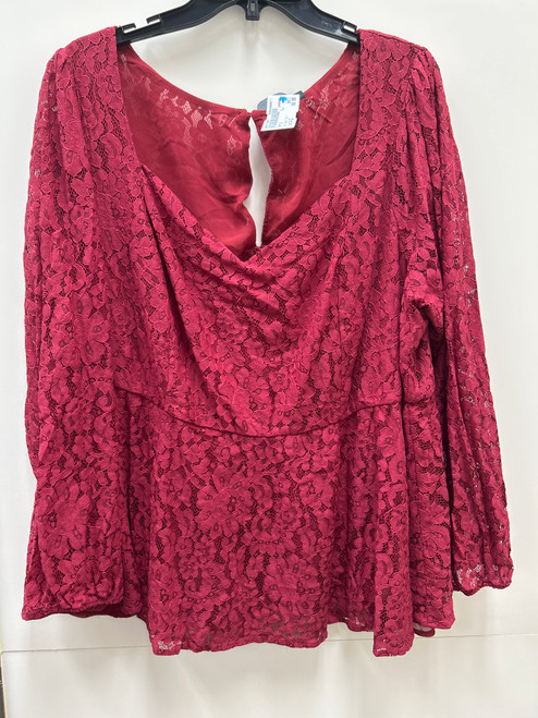 Vist Large View of Product Image Which is Used Torrid Long Sleeve Top 3X-22