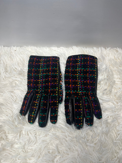 Vist Large View of Product Image Which is Used Yves Saint-Laurent Leather Gloves L 12-14/31-32