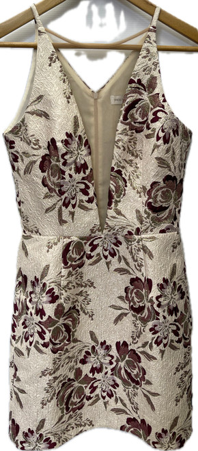 Vist Large View of Product Image Which is Used Dress The Population Short Dress F S-4/6