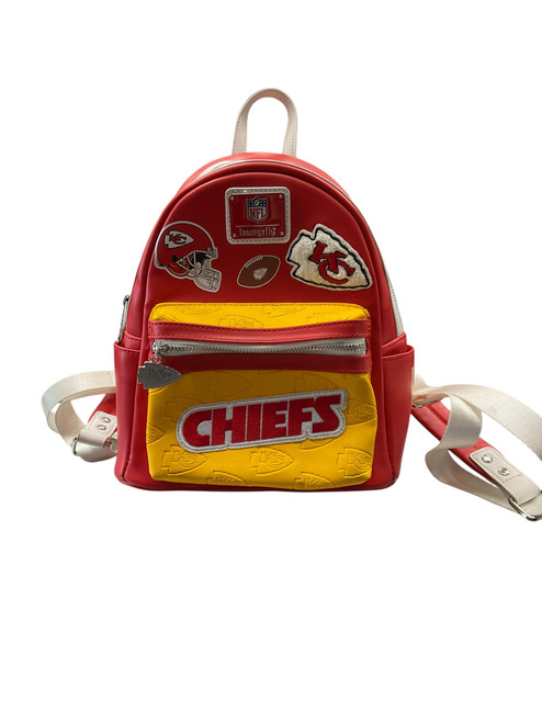 Vist Large View of Product Image Which is Used NFL CHIEFS Large Leather Handbag