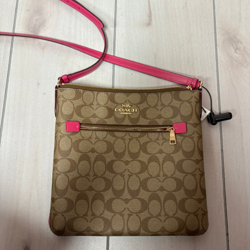 Vist Large View of Product Image Which is Used Coach Large Leather Handbag