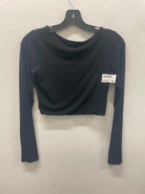 Vist Large View of Product Image Which is Used Black Emmy Deveaux Long Sleeve Top XS-0/2