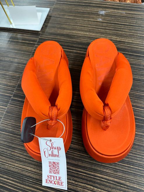 Vist Large View of Product Image Which is Used Ganni Wedge Sandals 9.5
