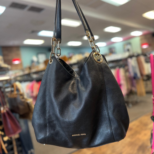 Vist Large View of Product Image Which is Used Michael Michael Kors Xlarge Leather Handbag