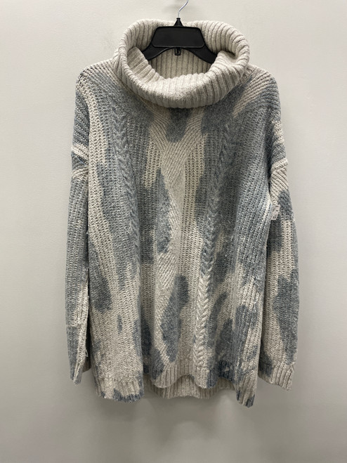 Vist Large View of Product Image Which is Used Blue & Grey Pilcro Heavyweight Sweater M-8/10