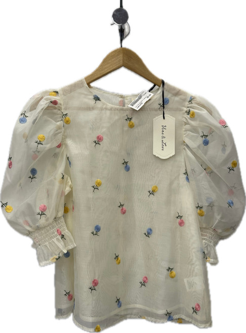 Vist Large View of Product Image Which is Used Vine and Love Short Sleeve Top S-4/6