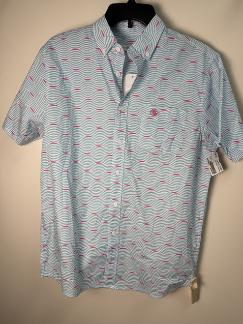 Vist Large View of Product Image Which is Used Unbranded Mens Short Sleeve Top S/14-14.5