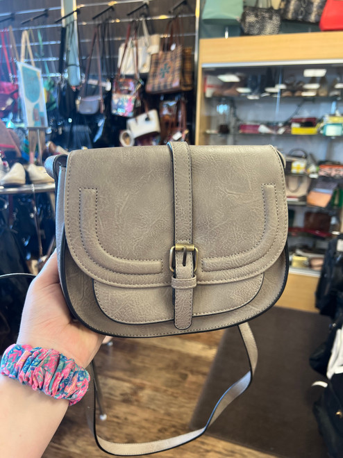 Vist Large View of Product Image Which is NWT Afkmst Small Leather Handbag