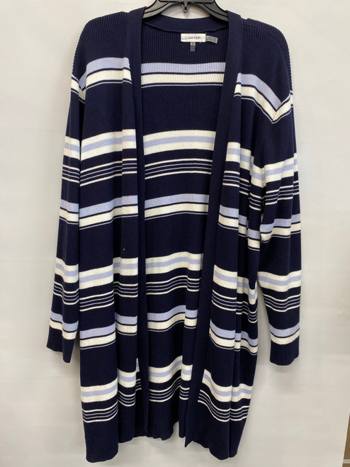 Vist Large View of Product Image Which is Used Calvin Klein Long Cardigan 3X-22