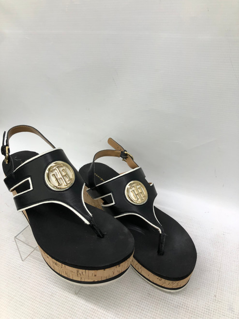 Vist Large View of Product Image Which is Used Tommy Hilfiger Wedge Sandals 9.5
