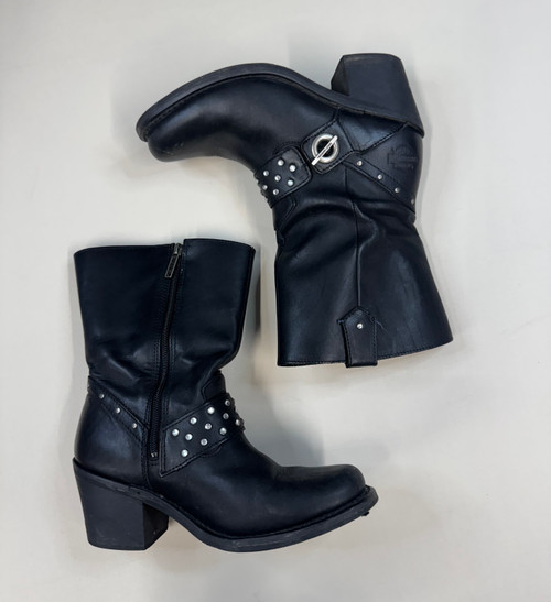 Vist Large View of Product Image Which is Used Harley-Davidson Ankle Boots 8.5 60006-S000988849