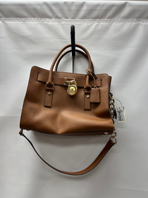 Vist Large View of Product Image Which is Used Michael Michael Kors Large Leather Handbag