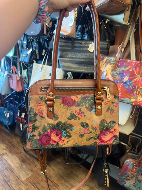Vist Large View of Product Image Which is Used Patricia Nash Leather Handbag