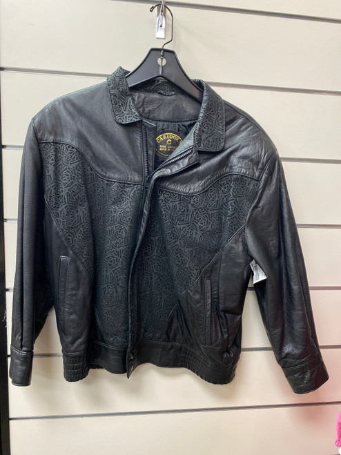Vist Large View of Product Image Which is Used Caridora Leather Jacket S-4/6