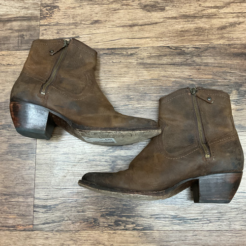 Vist Large View of Product Image Which is Used Frye Ankle Boots 9