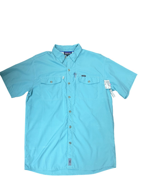 Vist Large View of Product Image Which is Used Patagonia Mens Short Sleeve Top S/14-14.5