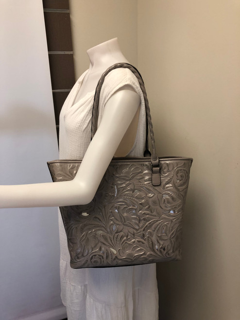 Vist Large View of Product Image Which is Used Patricia Nash Large Leather Handbag